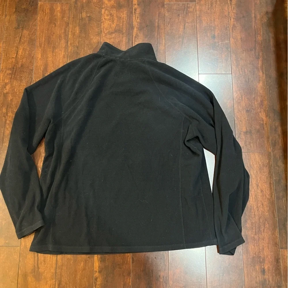 L.L. Bean Black Fleece Quarter-Zip Pullover